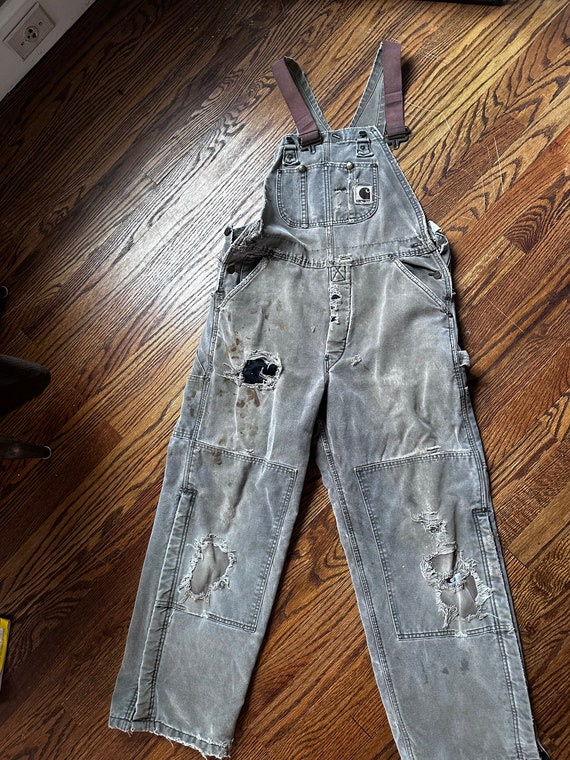 Distressed Carhartt Overalls