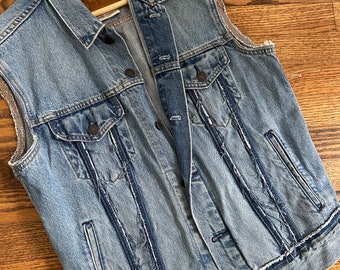 Levi Strauss Blue Jean Vest- SM