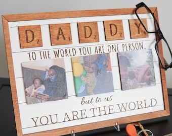 Personalised Father's Day Gift Sign Dad Gift From Kids Gift Present From Children Dad Birthday Gift Grandad Dad Appreciation Gift