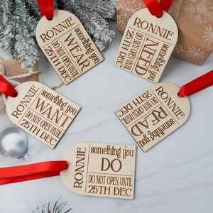 Personalised Something You Want Need Wear Read Do Share Eat Drink 5 Gift Rule