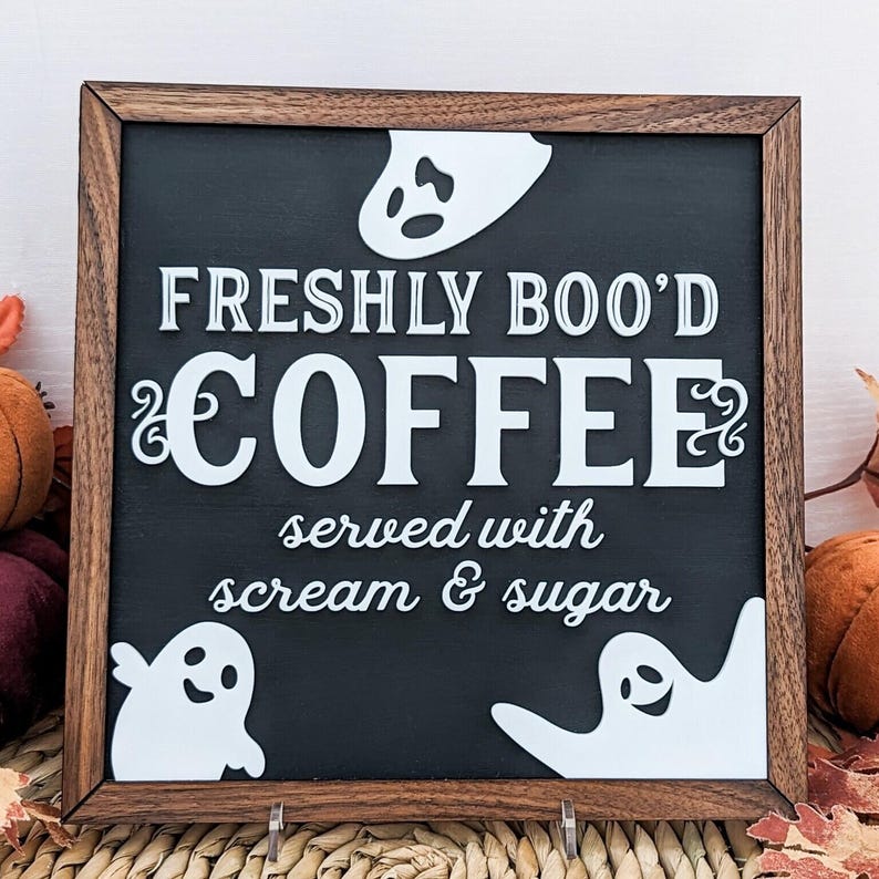 Halloween Décor Indoor Bar Sign Coffee Shop Bar Décor