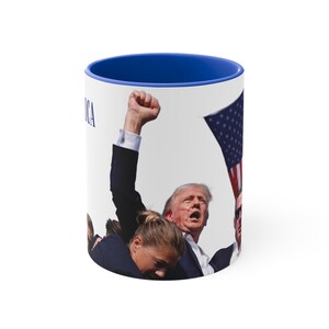 Donald Trump 2024 Mug! Assassination Attempt Trump Mugs,Make America Great Again,Maga,Presidential Election, Stand With Trump,Vote for felon