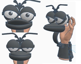 Puppet am Arm - es ist kein Vogel , es ist ein ,...