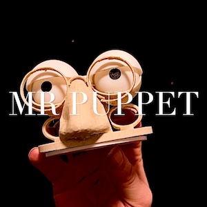 Mr. Puppet: handbediende kit voor oog- en mondbewegingen voor poppen