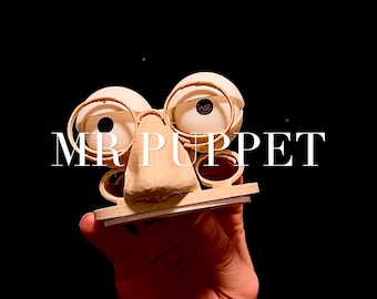 Mr. Puppet - handgesteuerte Puppe Auge + Mundbewegungsset