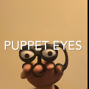 Marionnette à main, yeux de marionnette mobiles