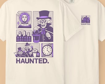 Comfort Colors Haunted Mansion T-Shirt, Retro Disney Halloween Tee