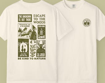 Over the Garden Wall T-Shirt: Vintage National Park Style Nature Tee