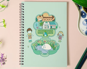 Totoro Polly Pocket-Inspired Notebook Studio Ghibli-Themed Journal Anime Notebook