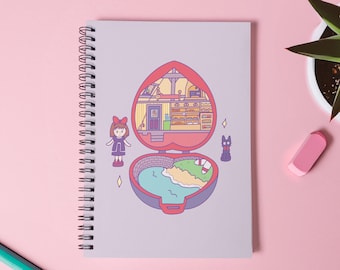 Kiki's bezorgservice Polly Pocket-geïnspireerd notitieboek Studio Ghibli-thema Journal Anime Notebook