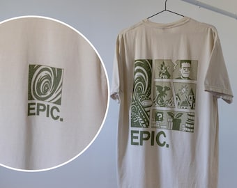 Retro Theme Park T-Shirt: Comfort Colors Graphic Tee | Epic Universe Shirt