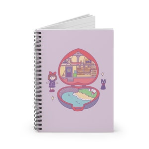 Kiki's bezorgservice Polly Pocket-geïnspireerd notitieboek Studio Ghibli-thema Journal Anime Notebook afbeelding 2