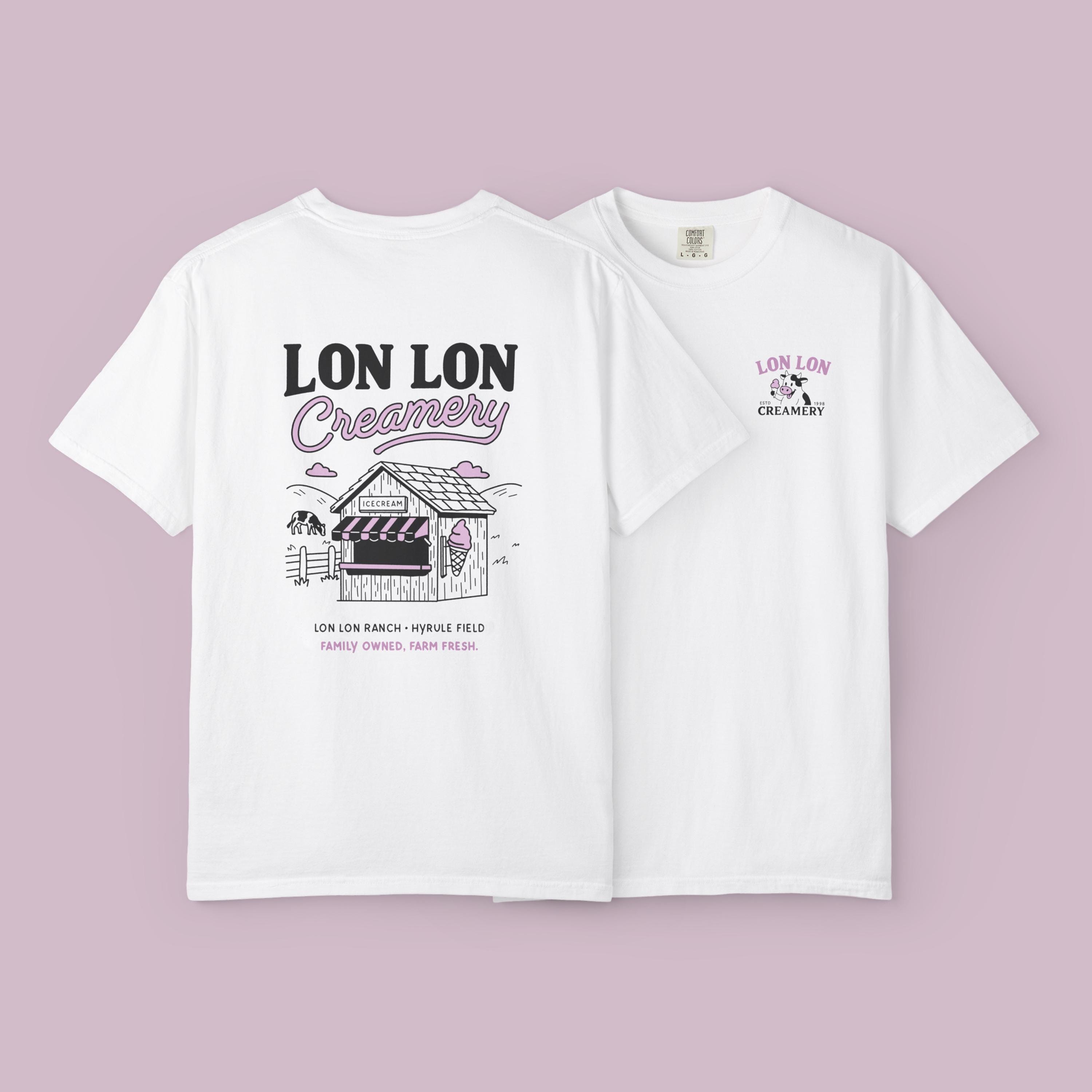 ロンロンクリーマリーTシャツ：ゼルダの伝説パロディTシャツ - Etsy 日本