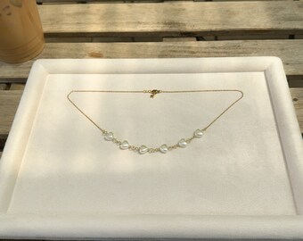 Cherie Heart Wrapped Necklace