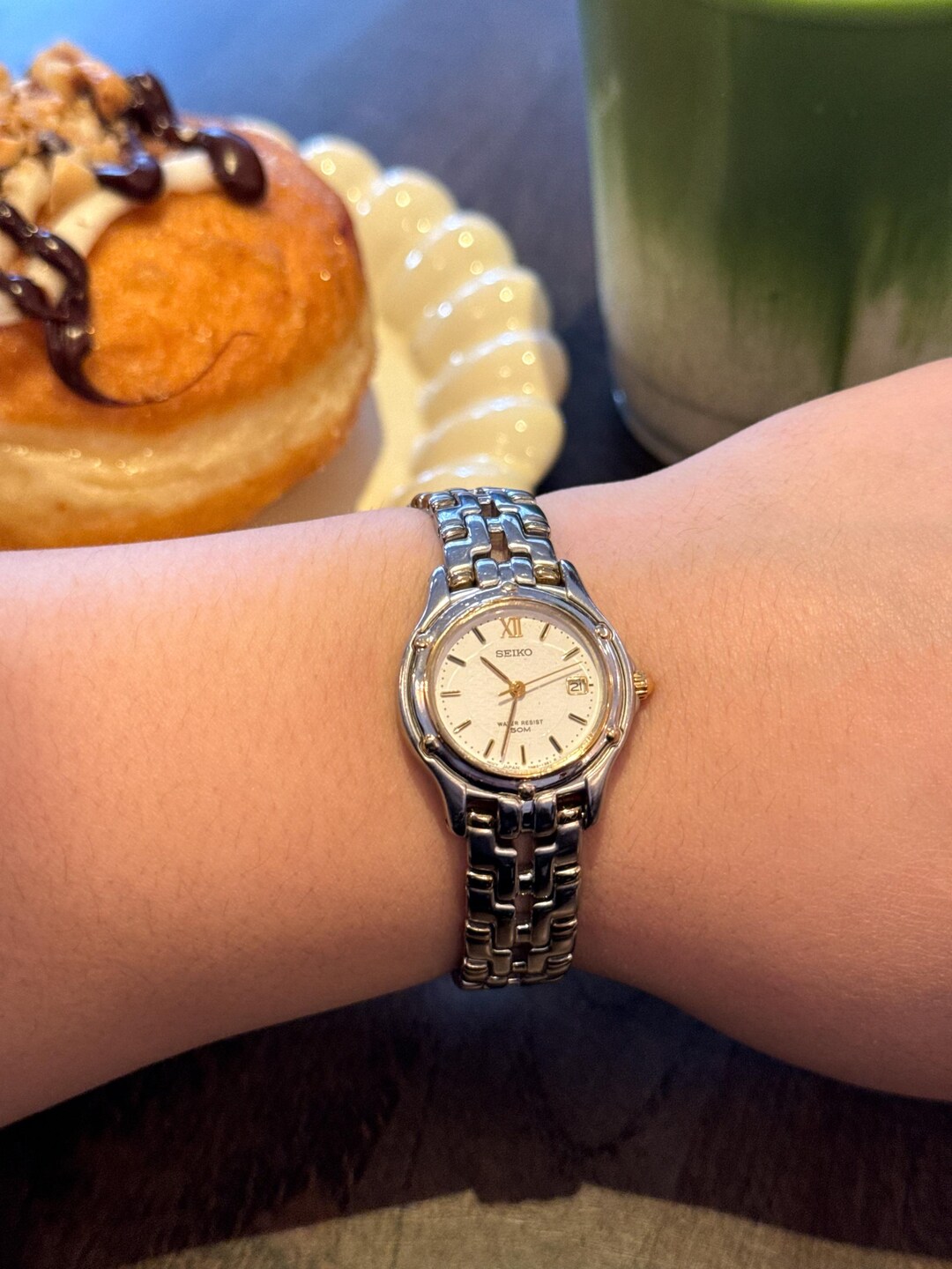 Seiko Two Toned Women's Le Grand Sport Watch SXE586 Date Restored