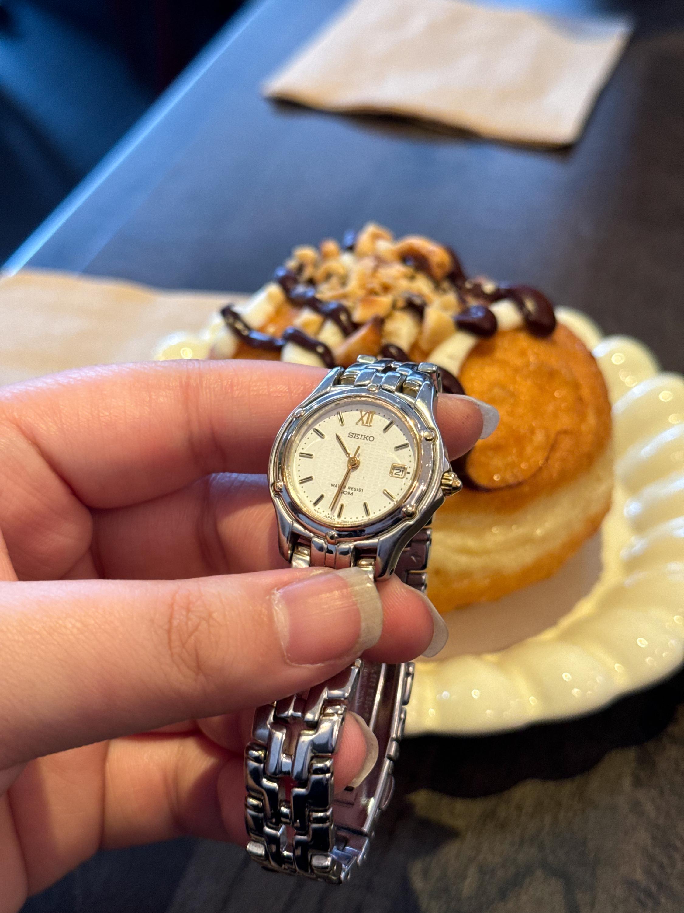 Seiko Two Toned Women's Le Grand Sport Watch SXE586 Date Restored