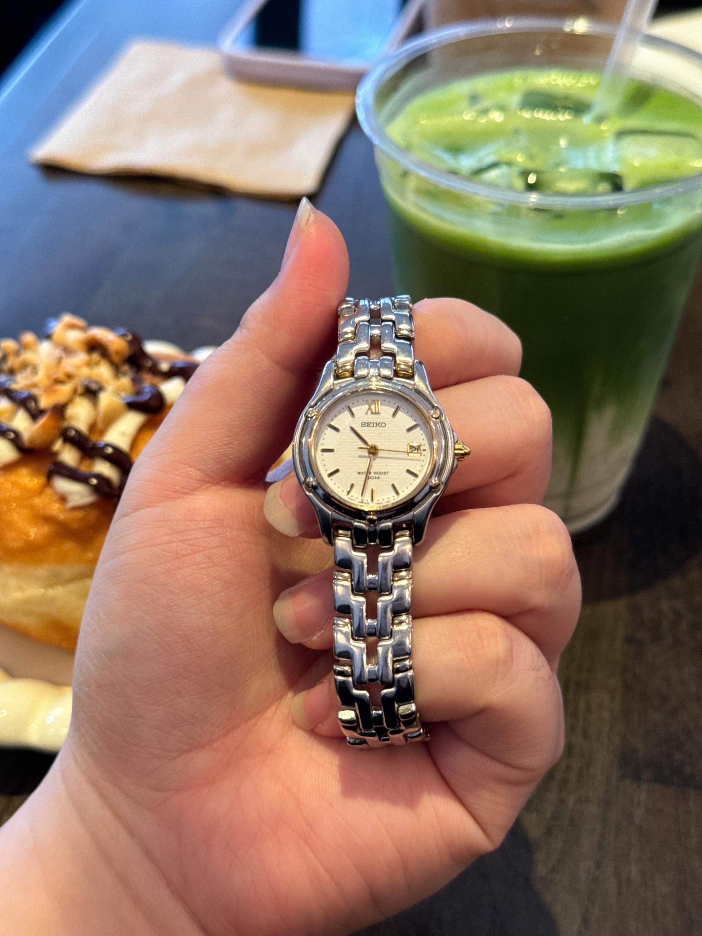 Seiko Two Toned Women's Le Grand Sport Watch SXE586 Date Restored