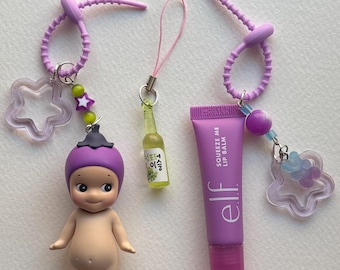 Sonny Angel Mystery Keychain Pack, Sonny Angel keychain, phone charm, lip gloss charm