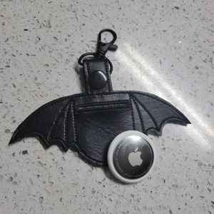 batty bat air tag embroidery file digital download machine embroidery gothic accessories for embroidery keychain keyfob asylum handicrafts