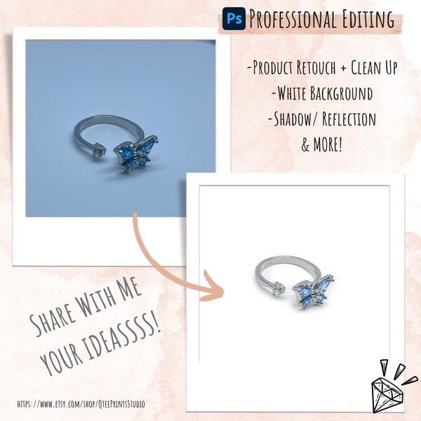 Jewelry Photo Editing | E-Commerce listings | Photoshop Edit | Digital Background Removal | Professional Service | Bulk Editing Available