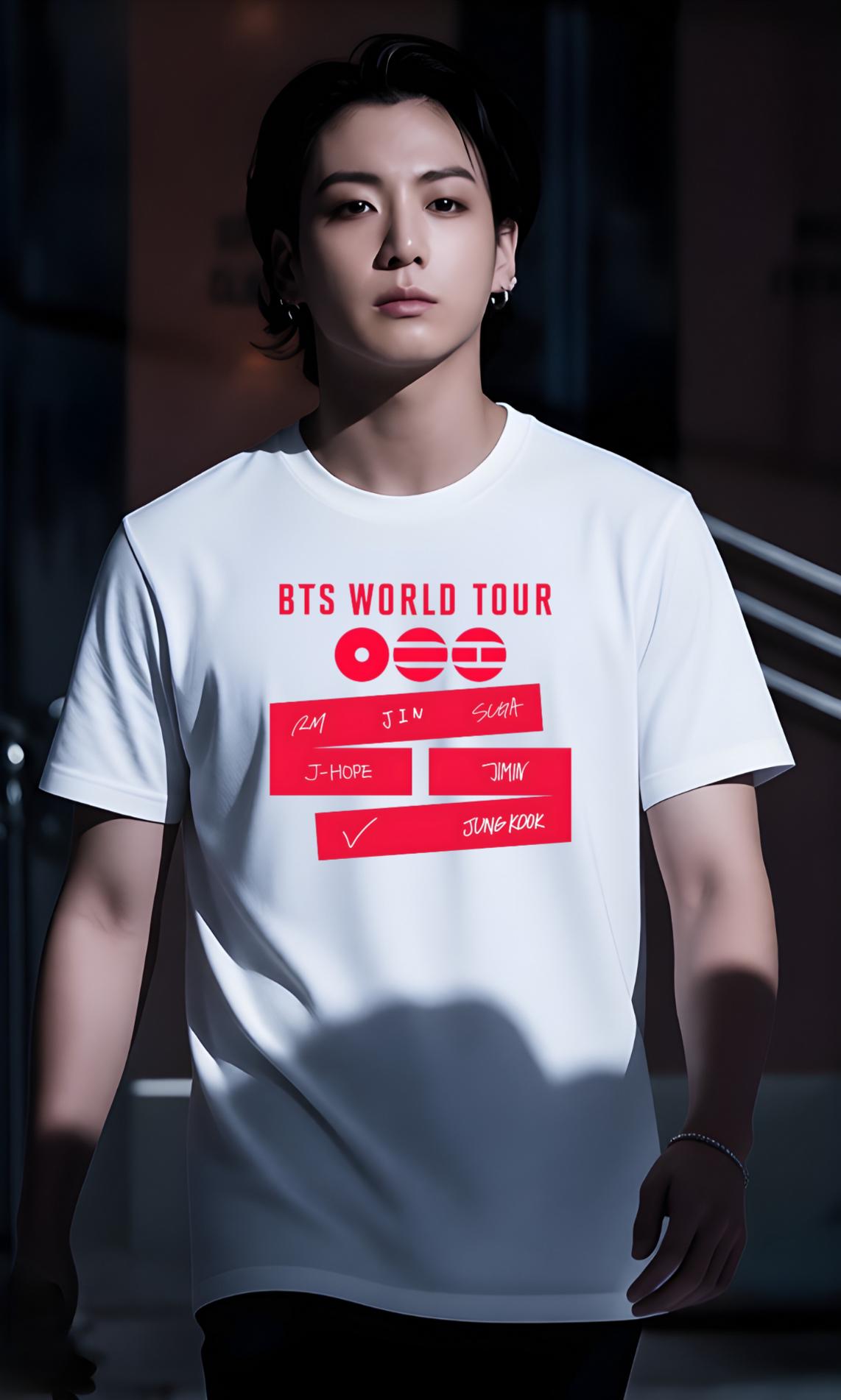 BTS World Tour T-shirt Designs 2 PNG - Etsy
