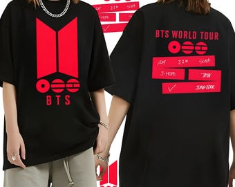 BTS World Tour T-shirt designs 2 PNG