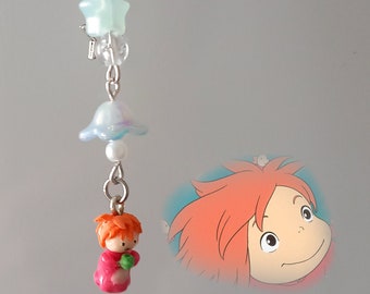 Studio Ghibli - Ponyo Phone charm, Perfect as a gift, accessories, Handmade charm for Anime lovers