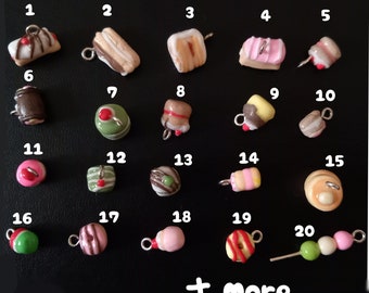 Cute Treat Charms - Handmade Clay charms, Pick your favourite or go for a mystery box! Perfect gift or add on to Keys, Phones and much more!