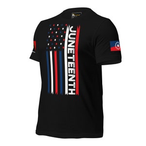 Black Pride T-Shirt featuring Juneteenth flag