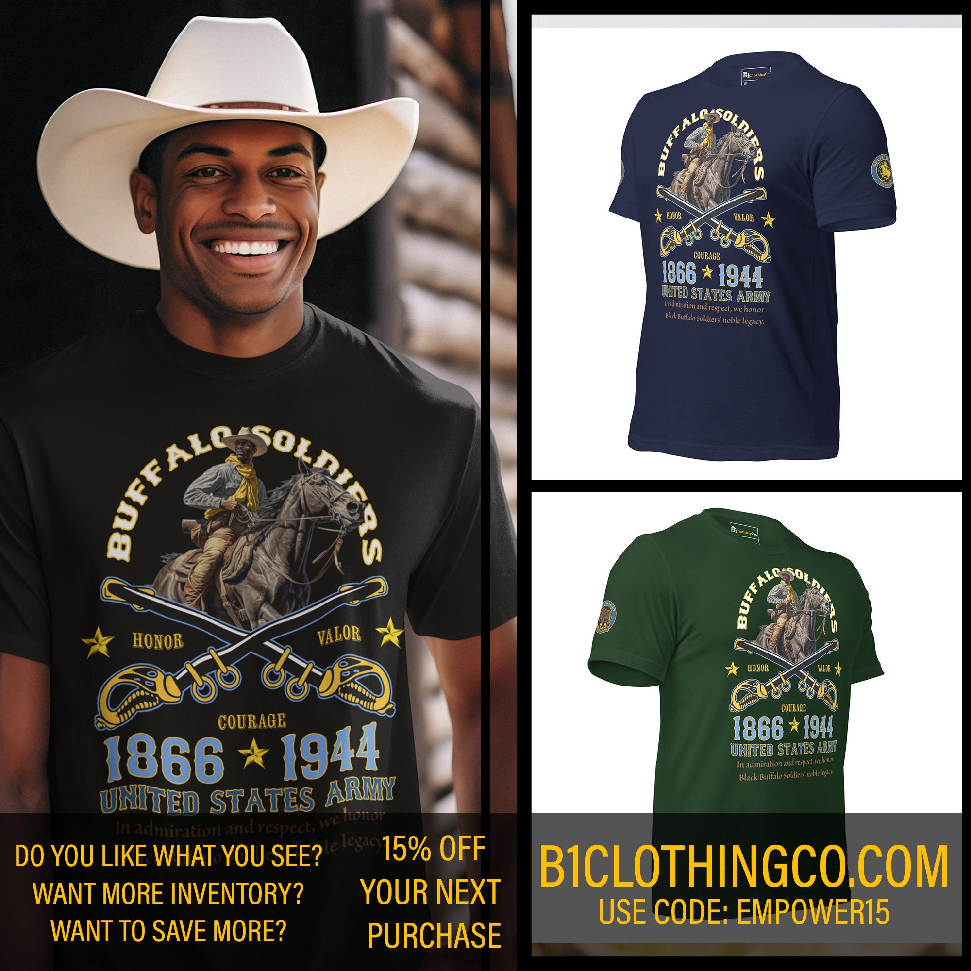 Buffalo Soldiers Long Sleeve Shirt We Can We Will Ready Forward Black History TS09 main image 1