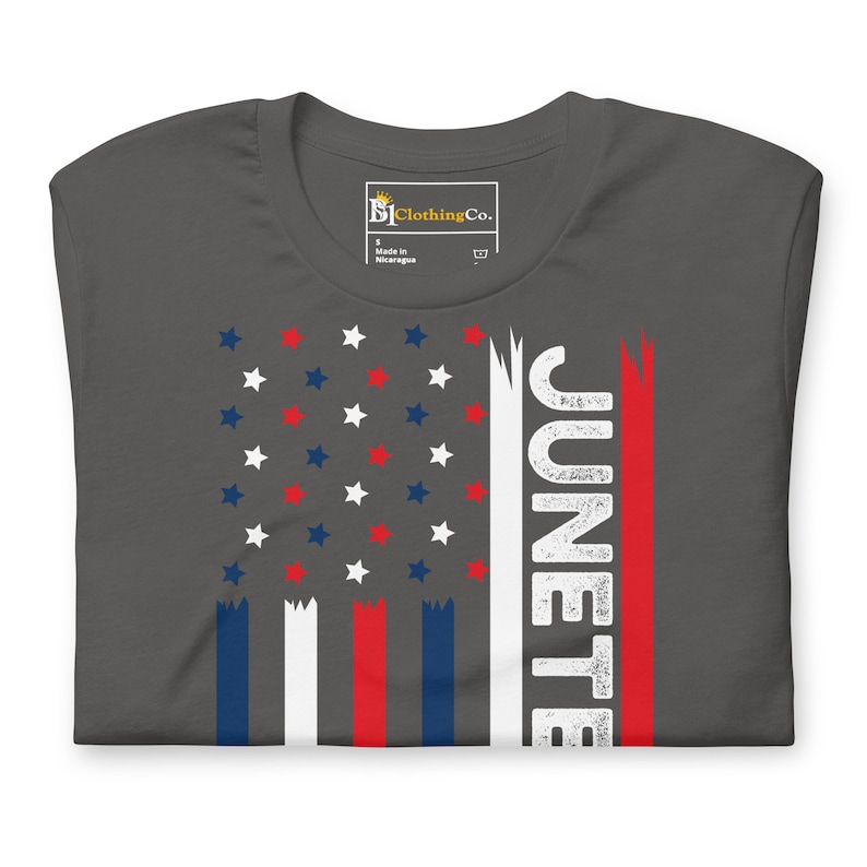 Premium Cotton Juneteenth Flag T-Shirt