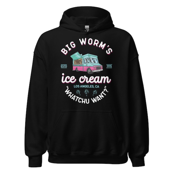 Big Worm Ice Cream Friday Movie Hoodie - Unisex, Stylish & Comfy