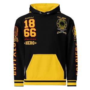 Buffalo Soldiers US Army Hoodie - Celebrate Black History & Valor
