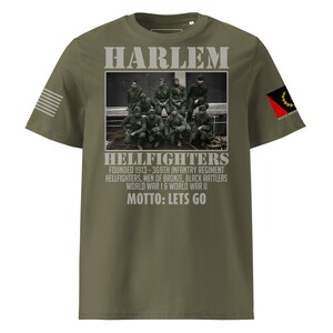 Detailed view of the fabric texture of organic cotton military tee