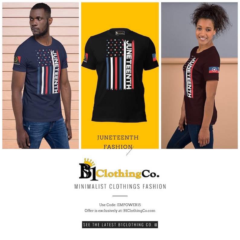 Commemorative Juneteenth Flag T-Shirt