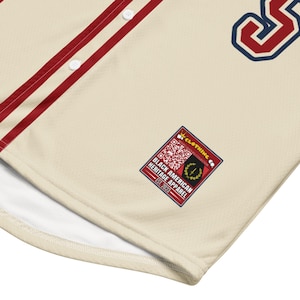 Learn about Jackie Robinson playing for Kansas City Monarchs with the QR code linking you to B1Clothingco.com