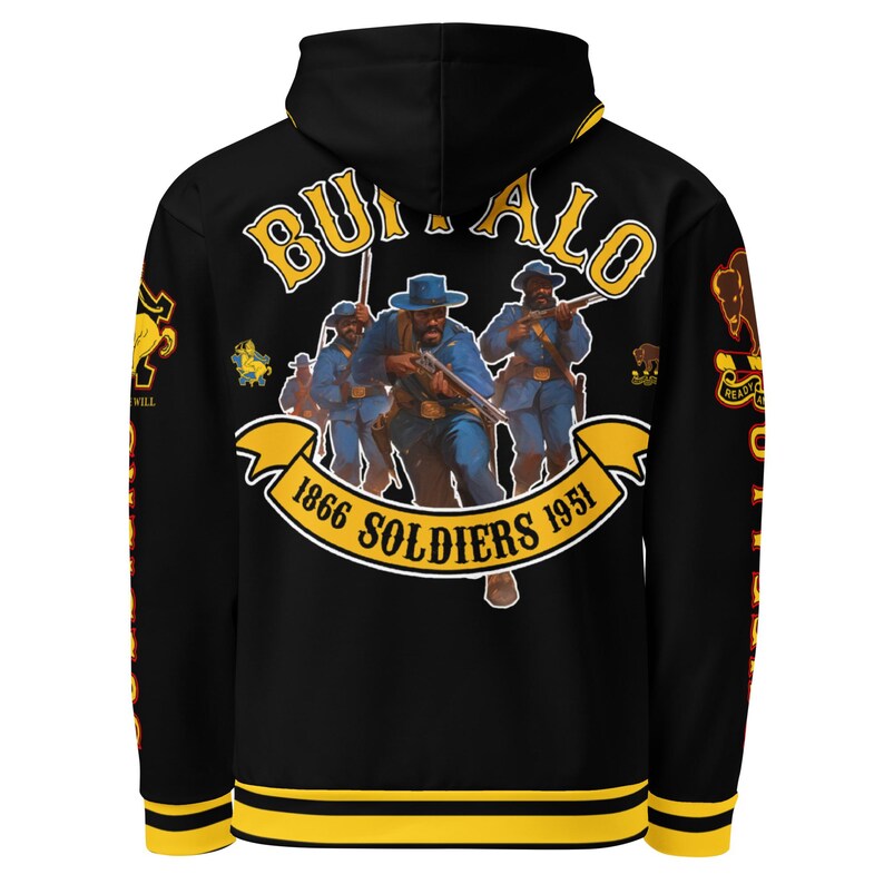 Historical military-themed hoodie