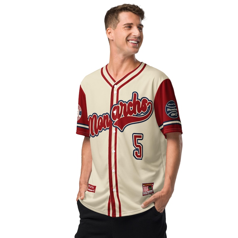 Jackie Robinson baseball jersey presented as a unique gift for a sports fan