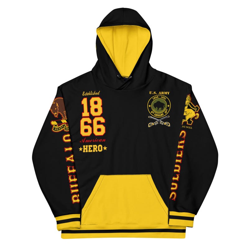 Vintage style Buffalo Soldiers hoodie