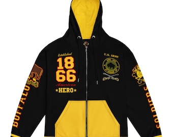 Bluza z kapturem Buffalo Soldiers Legacy – hołd dla historii Afroamerykanów i dziedzictwa wojskowego