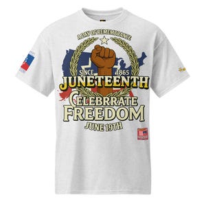 Camiseta conmemorativa del Juneteenth / Camiseta de la libertad afroamericana / Orgullo afroamericano fundacional
