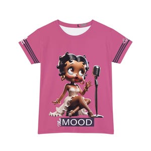 Timeless Charm: Betty Boop & Esther Jones Heritage Tee - Celebrate Black History Month