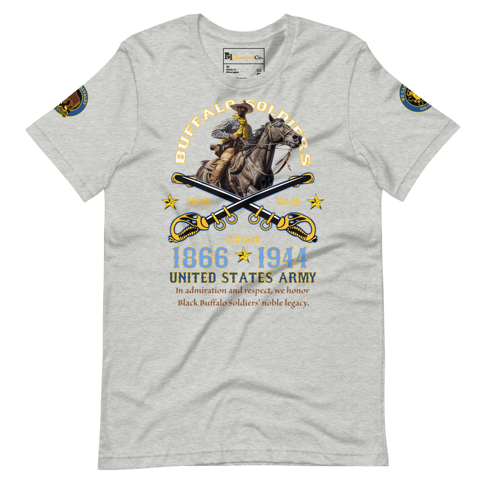 Buffalo Soldiers Long Sleeve Shirt We Can We Will Ready Forward Black History TS09