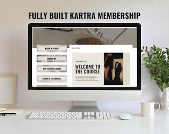 KARTRA Membership & Online Course Template | Ready-to-Launch | Course Creators | Wellness Entrepreneurs
