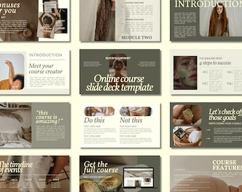 CANVA health Coach masterclass Template: 145 Wellness and Nutrition Slide Deck Presentation | nutrition business