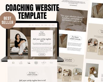 KARTRA feminine Website Template: Coaching, Course Creation, Sales Page, Podcast,