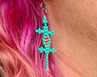 Arizona Bead Lizard Earrings