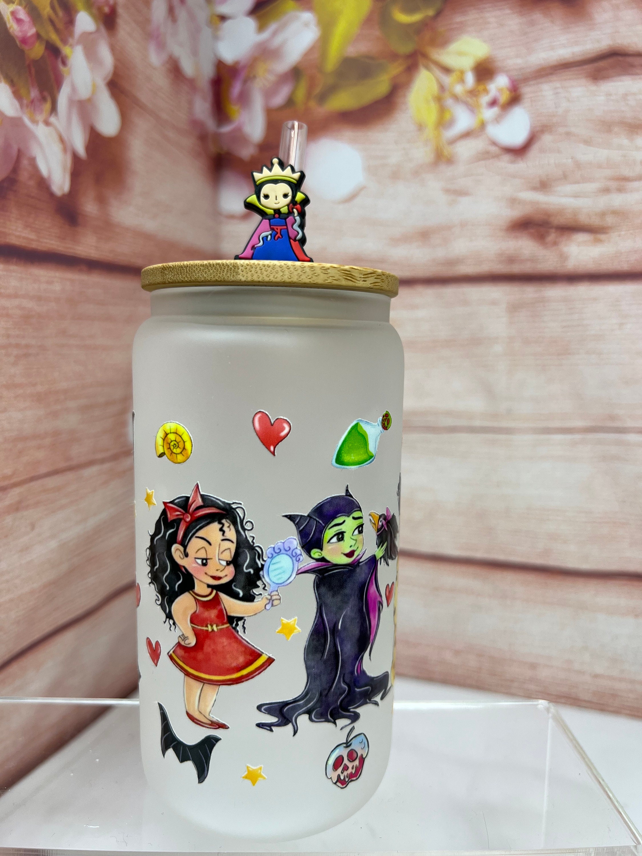 Disney straw toppers for sale. We customize Starbucks cup too! Maleficent  straw topper for Sale in San Antonio, TX - OfferUp