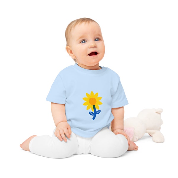 Kleinkind/Baby-T-Shirt mit Sonnenblume