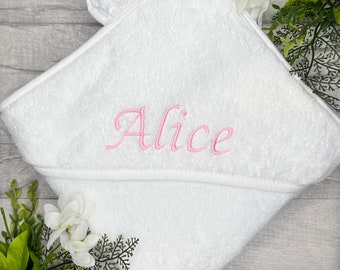Personalised Baby Hooded Towel
